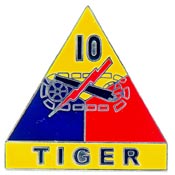 10TH ARMORED DIVISION PIN  