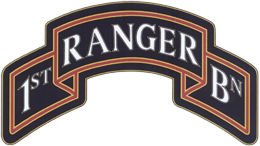 Army Combat Service Identification Badge: 1st Ranger Battalion 75th Regiment