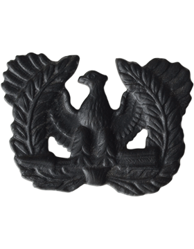 Army Officer Branch Of Service Collar Device: Warrant Officer - Black Metal 