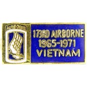 VIETNAM 173RD AIRBORNE 1965-1971 PIN 1-1/8"  