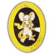 VIETNAM TUNNEL RAT PIN 1"  