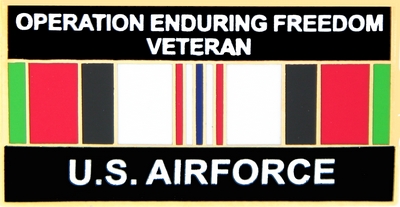 USAF ENDURING FREEDOM VET PIN  