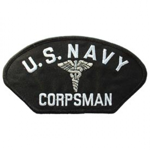 US NAVY CORPS MAN HAT PATCH  