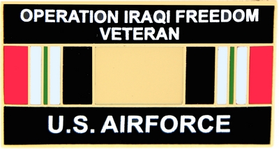 USAF O.I.F. VETERAN PIN  