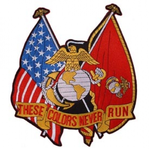 THESE COLORS NEVER RUN 11" PATCH  