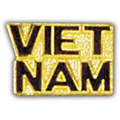 VIETNAM SCRIPT PIN 1"  