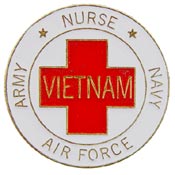 VIETNAM NURSES PIN 1"  