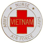 VIETNAM NURSES PIN 1"  