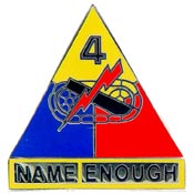 4TH ARMORED DIVISION PIN  