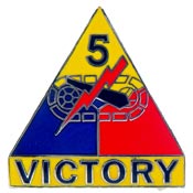 5TH ARMORED DIVISION PIN  