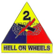 2ND ARMORED DIVISION PIN  