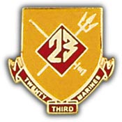 23RD MARINES PIN  