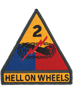 Army Patch Full Color: 2nd Armored Division   