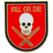 VIETNAM KILL OR DIE PIN 1"  