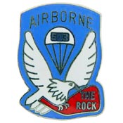 503RD AIRBORNE INFANTRY RGT THE ROCK PIN  