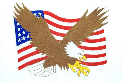 Eagle and Flag Patch  
