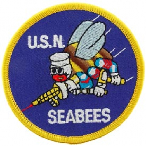 USN SEABEES PATCH  