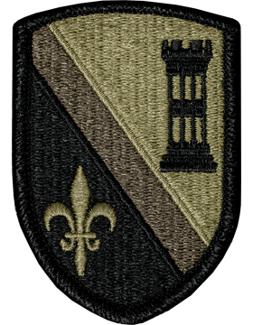 OCP Unit Patch: 225th Engineer Brigade - With Fastener