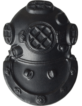 Army Badge: Diver Second Class - Black Metal  