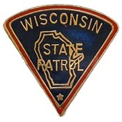 WISCONSIN STATE PATROL PIN 1"  