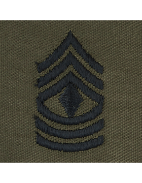 Enlisted Subdued Sew On: First Sergeant