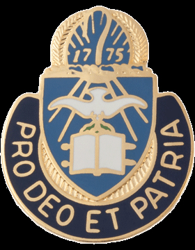 Army Regimental Corps Crest: Chaplain - Pro Deo Et Patria