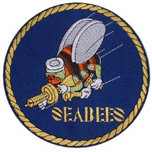 SEABEES LOGO 6" PATCH  
