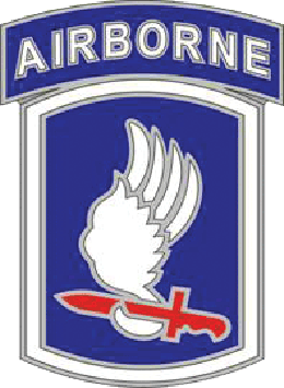 Army Combat Service Identification Badge: 173rd Airborne With Airborne Tab