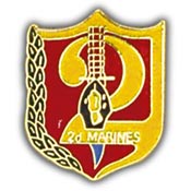 2ND MARINES PIN  