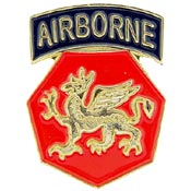 108TH AIRBORNE DIVISION PIN  