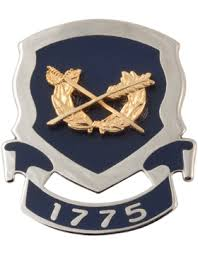 Army Regimental Crest - judge advocate motto: 1775