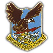 USAF AEROSPACE DEFENSE COMMAND PIN 1"  