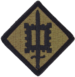 OCP Unit Patch: 18th Engineer Brigade - With Fastener