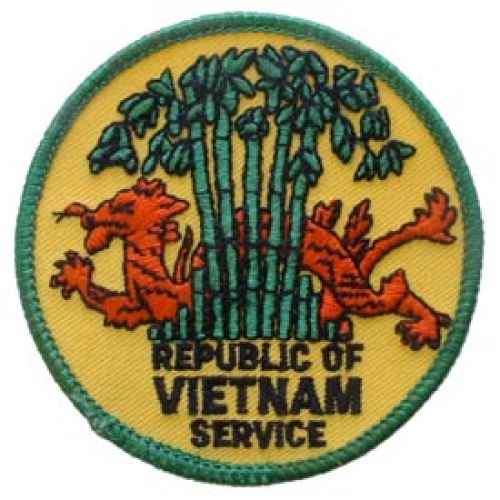VIETNAM SERVICE 9" PATCH  