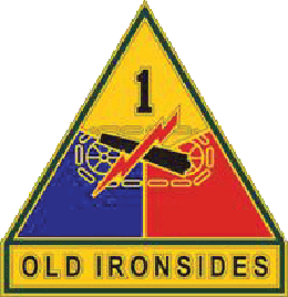 Army Combat Service Identification Badge: 1st Armored Division