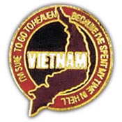 VIETNAM I'M SURE TO GO PIN 1"  