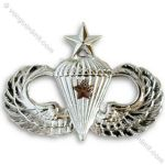 Army Badge: Senior Combat Parachute First Award - No Shine