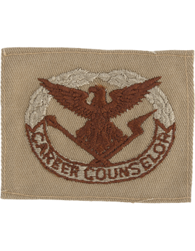 Army Badge: Career Counselor - Desert Sew On     