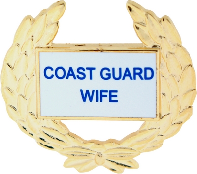 COAST GUARD WIFE PIN  