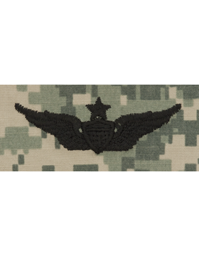 Army Badge: Senior Aviator - ACU Sew On (Pair)