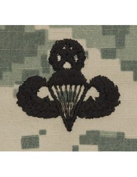 Army Badge: Master Parachute - ACU Sew ON (Pair)