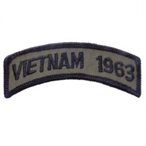 VIETNAM 1963 TAB SUBDUED PATCH  