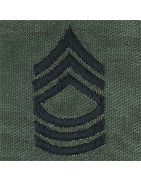 Enlisted Subdued Sew On: Master Sergeant