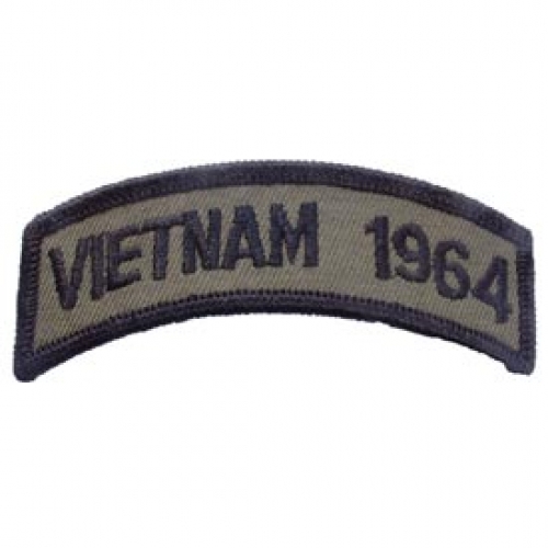 VIETNAM 1964 TAB SUBDUED PATCH  