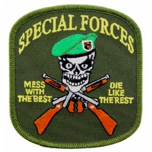 SPECIAL FORCES MESS WITH THE BEST O.D. PATCH  
