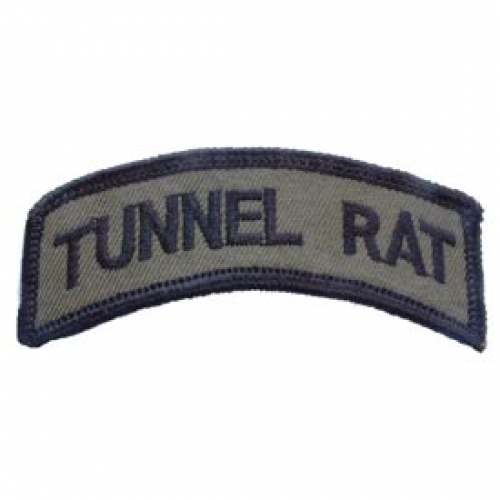 VIETNAM TUNNEL RAT TAB SUBDUED PATCH  