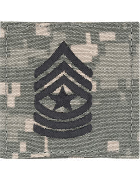 ACU Rank: Sergeant Major - With Fastener